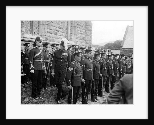 Guard of Honour, Isle of Man Volunteers, Tynwald Day, St John's, Isle of Man by George Bellett Cowen